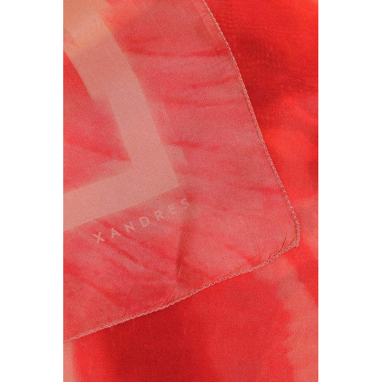 Xandres echarpe rouge 2