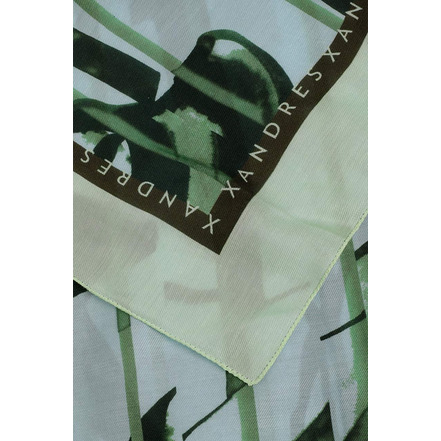 Xandres echarpe vert