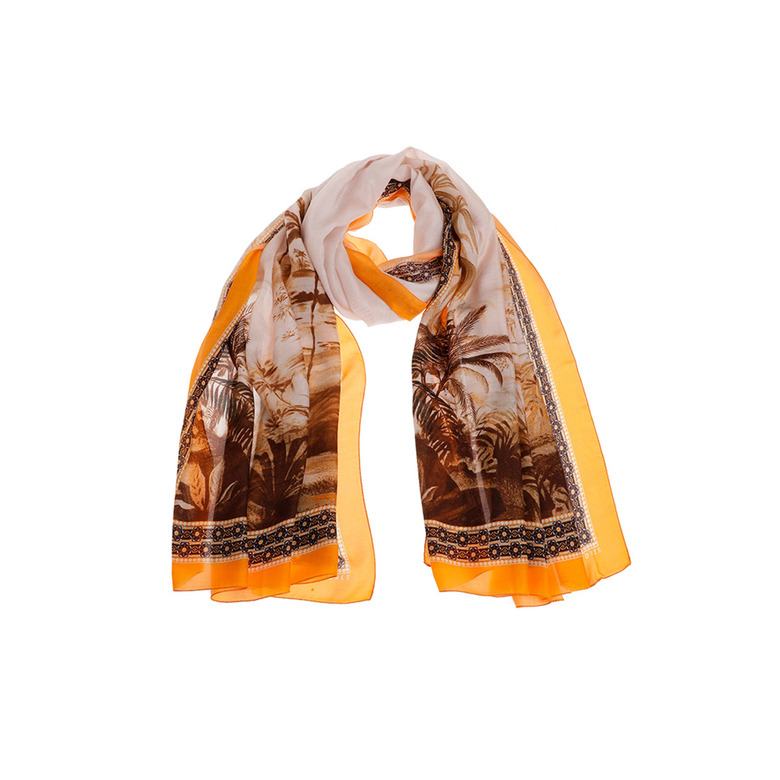 Xandres scarf orange 1
