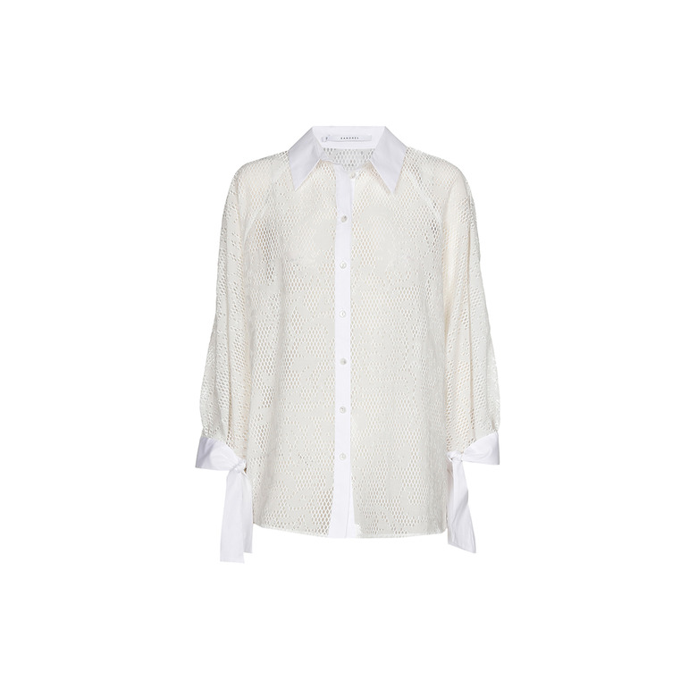 Xandres bluse weiss 1
