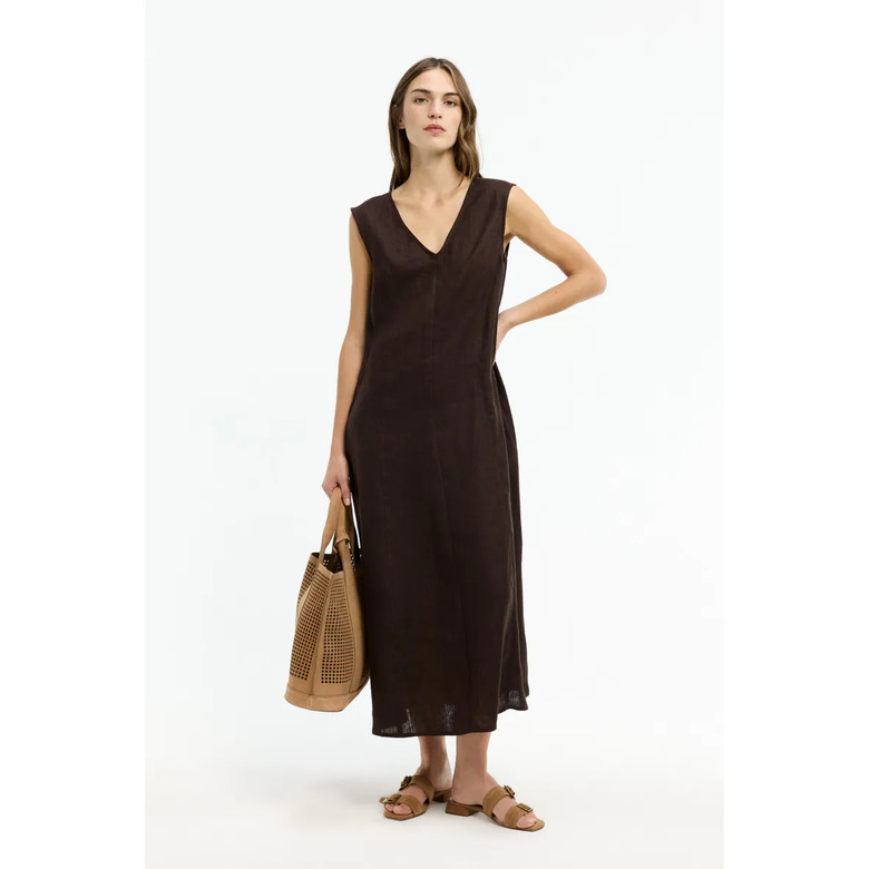 Xandres kleid braun 2