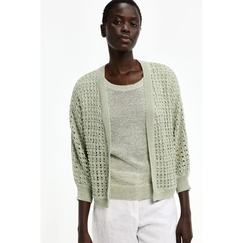Xandres cardigan groen 2