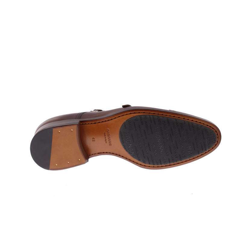 Magnanni chaussures à boucles cognac 5
