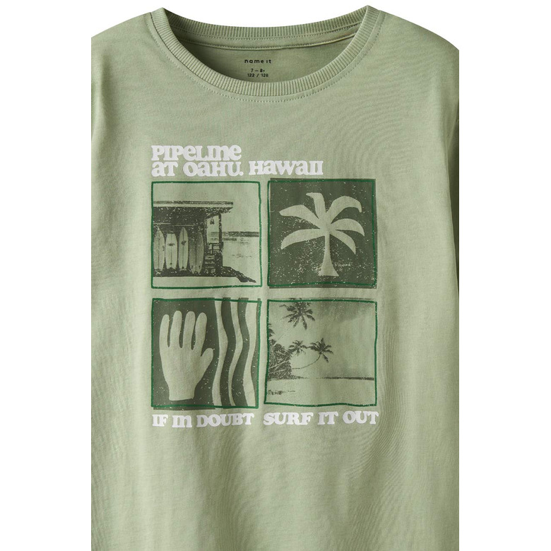 Name It Jongens t-shirts green 2