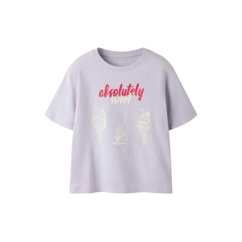 Name It Meisjes t-shirt lila 1