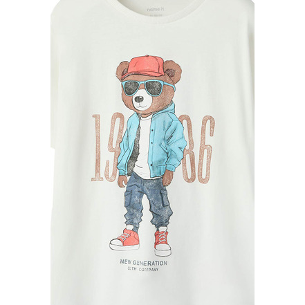 Name It Jongens t-shirt ecru