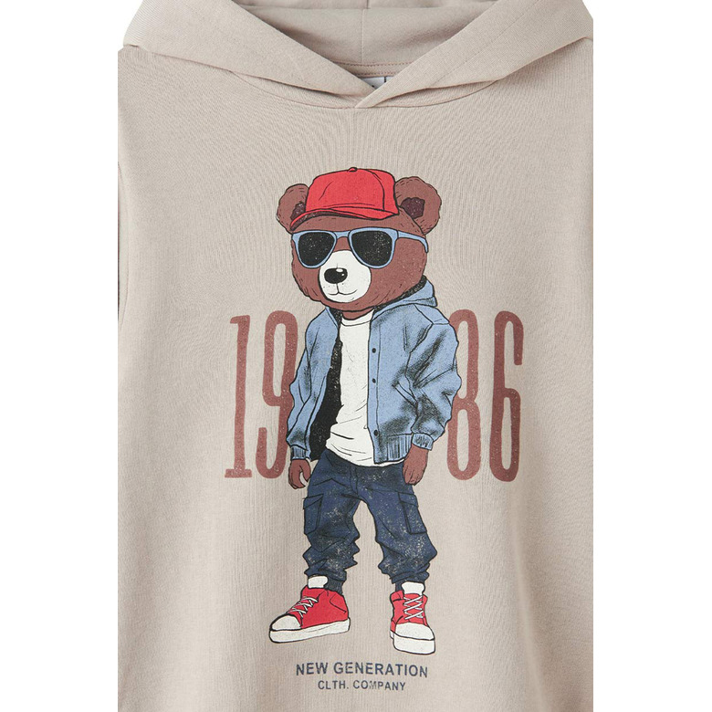 Name It Jongens hoodie gris 2