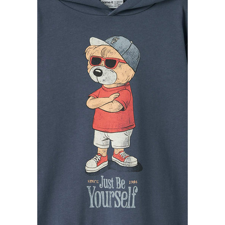 Name It Jongens hoodie bleu