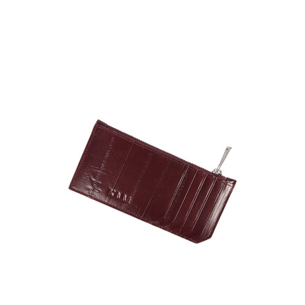 Kaai kaartenhouder bordeaux