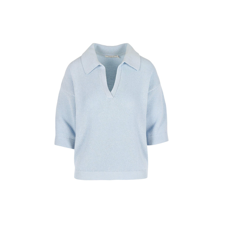 Hampton Bays pull bleu 1