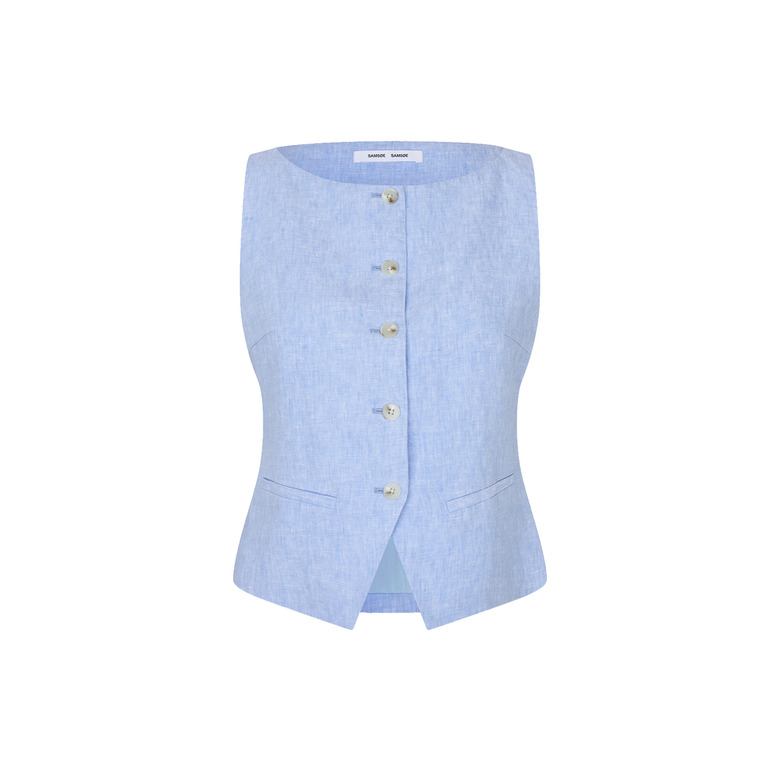 Samsoe&samsoe gilet bleu 1