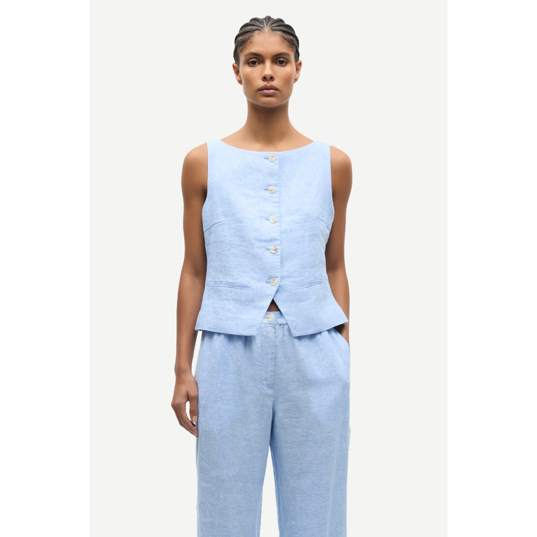 Samsoe&samsoe gilet bleu 2