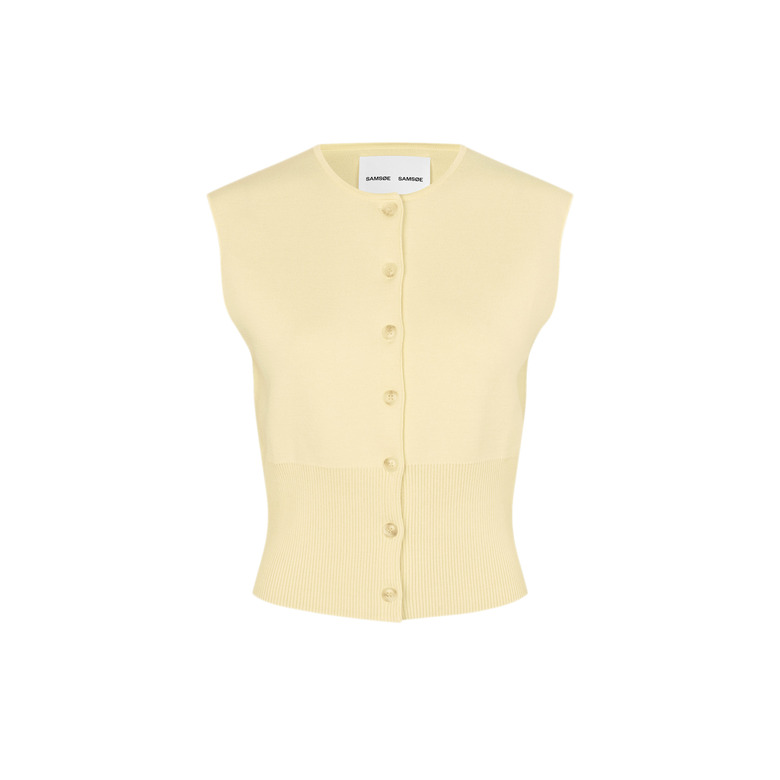 Samsoe&samsoe cardigan geel 1