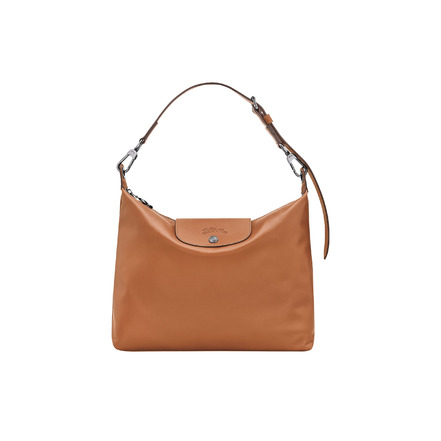 Longchamp sac porté épaule camel