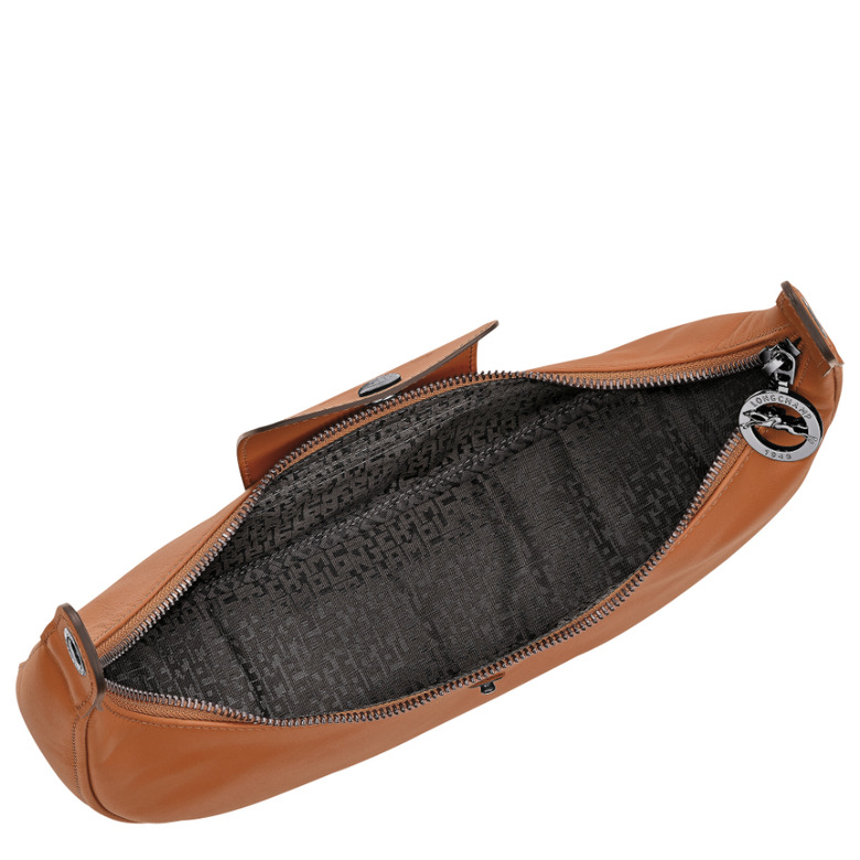 Longchamp schultertasche camel 4