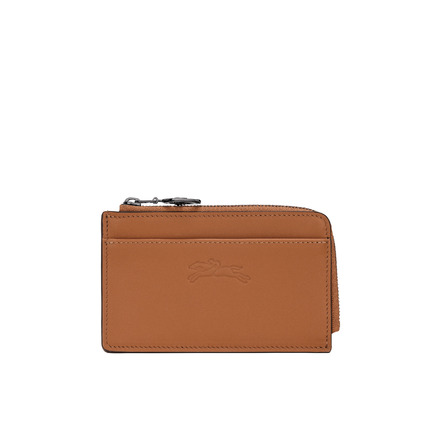 Longchamp porte-cartes camel