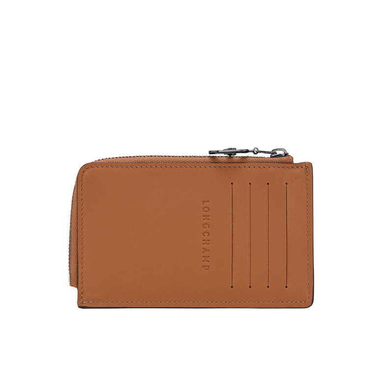 Longchamp porte-cartes camel 2