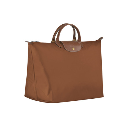 Longchamp travel bag cognac