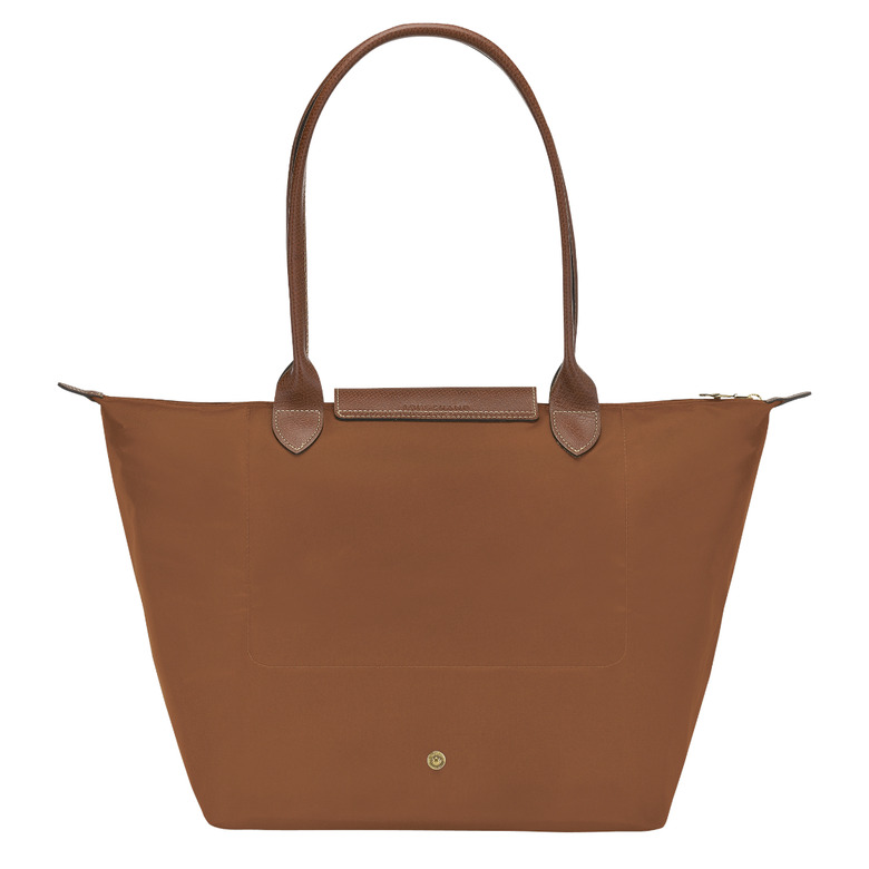 Longchamp sac porté épaule cognac 4