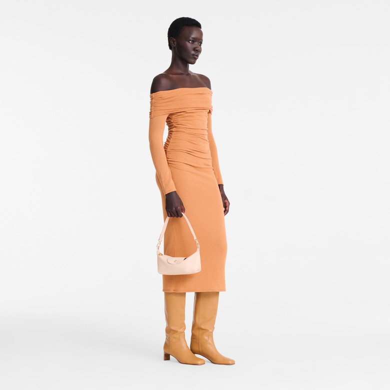 Longchamp sac porté épaule rose 5