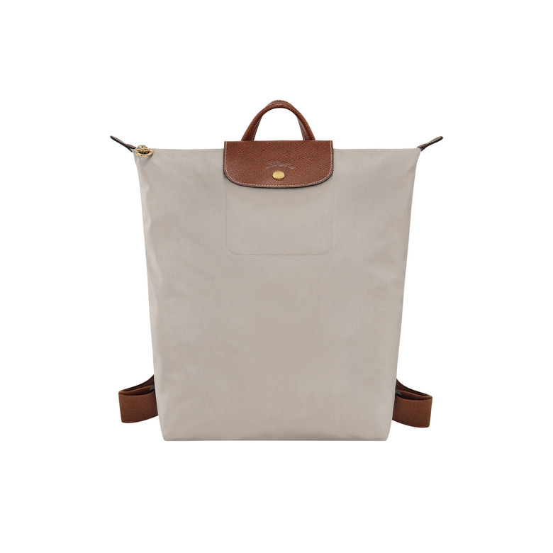 Longchamp sac à dos ecru 1