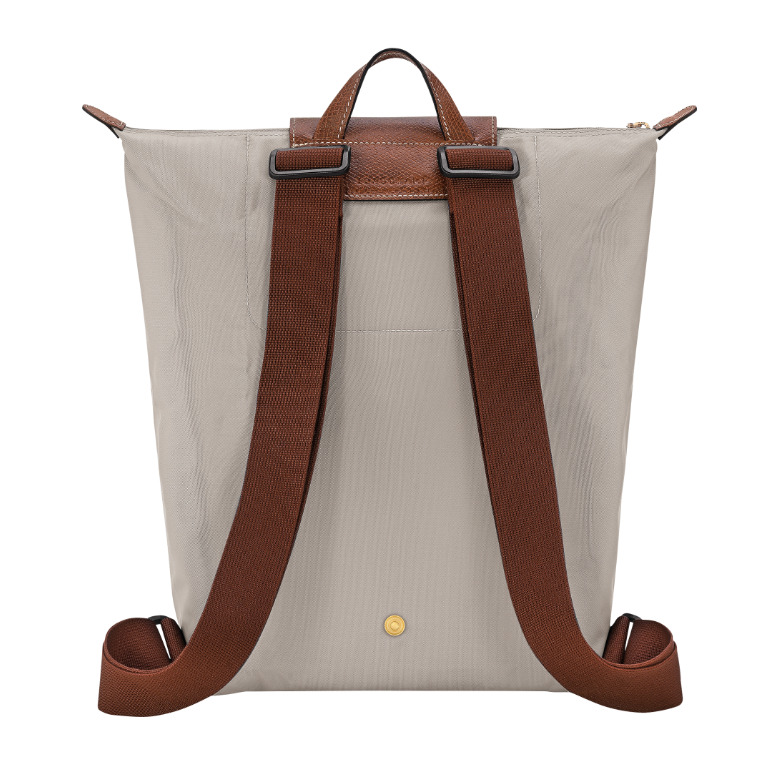 Longchamp sac à dos ecru 4