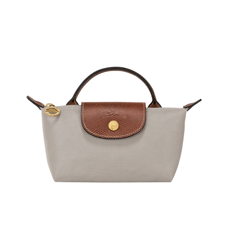 Longchamp sac à main ecru 1