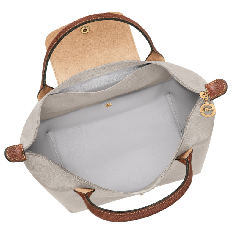 Longchamp sac à main ecru 3