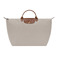 Longchamp reisetasche ecru 1