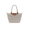 Longchamp schultertasche beige 1