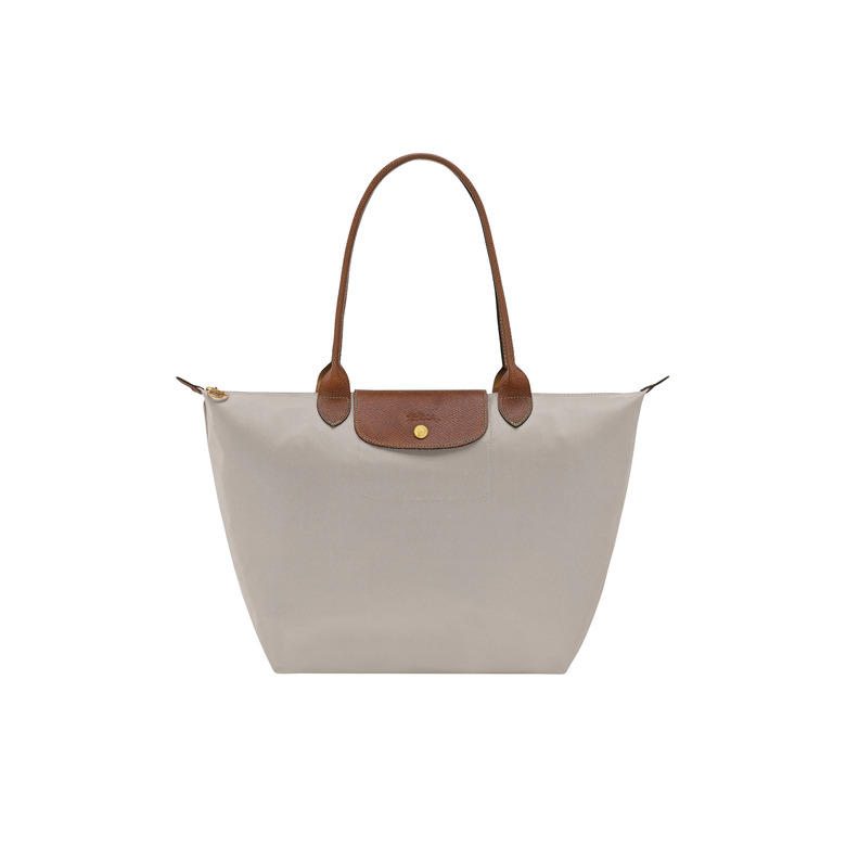 Longchamp schultertasche beige 1