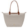 Longchamp schultertasche beige 4