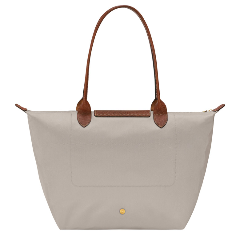 Longchamp schultertasche beige 4
