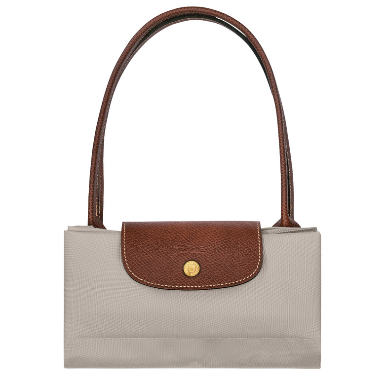 Longchamp schultertasche beige 5