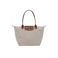 Longchamp schultertasche beige 1