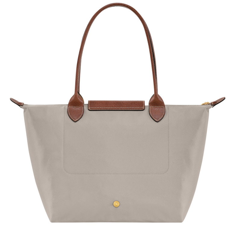 Longchamp schultertasche beige 5