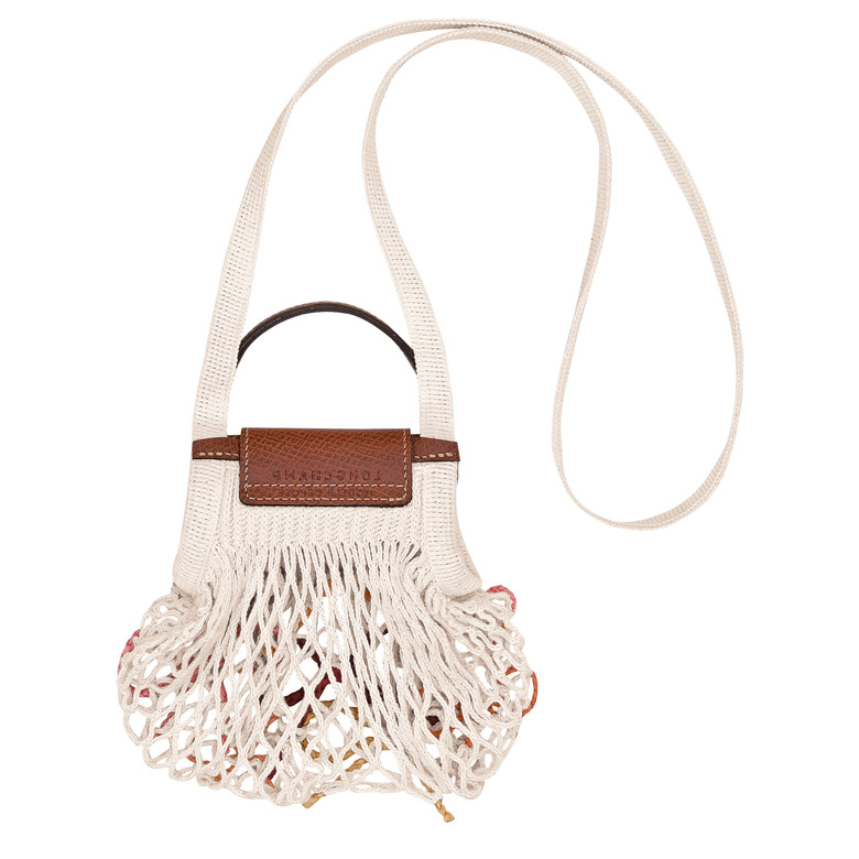 Longchamp umhängetasche ecru 3