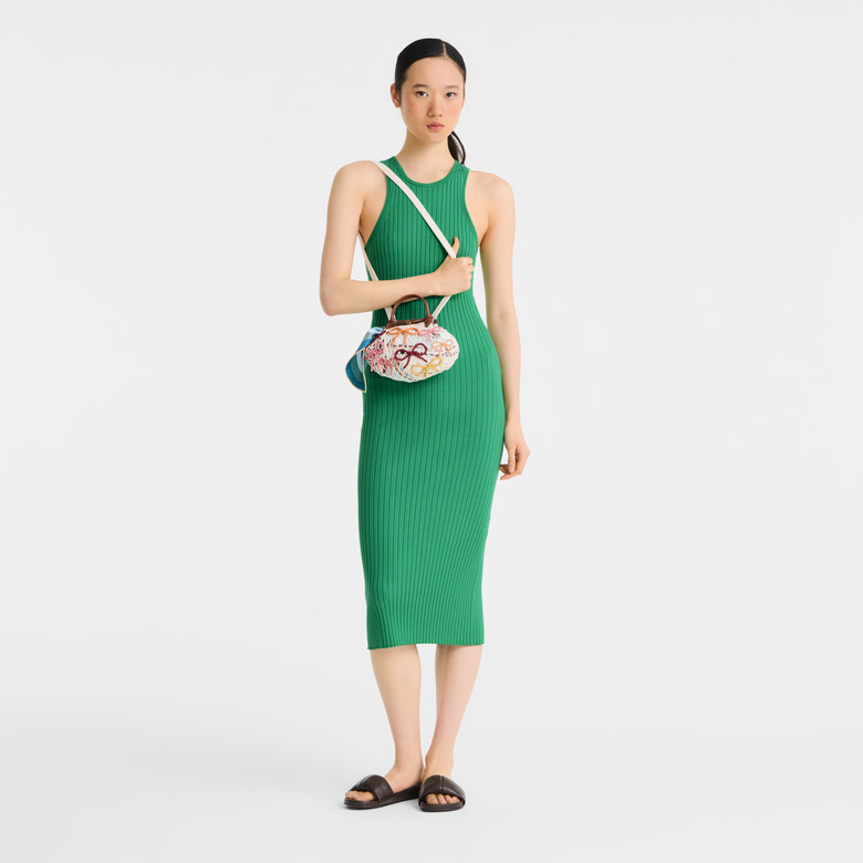 Longchamp umhängetasche ecru 4