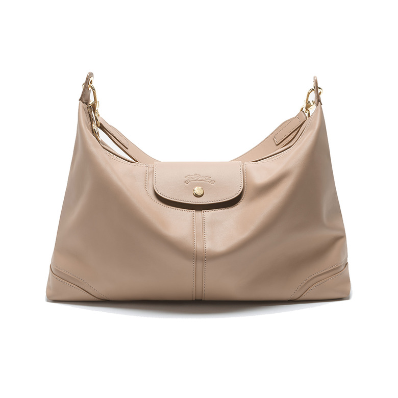 Longchamp sac porté épaule beige 1