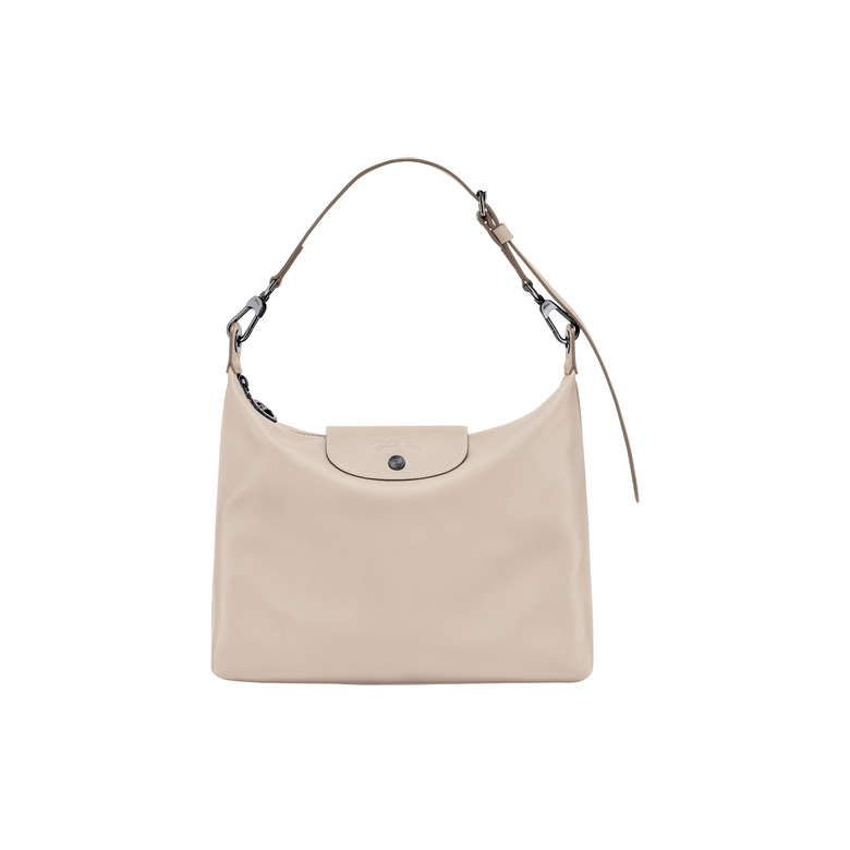 Longchamp sac porté épaule ecru 1