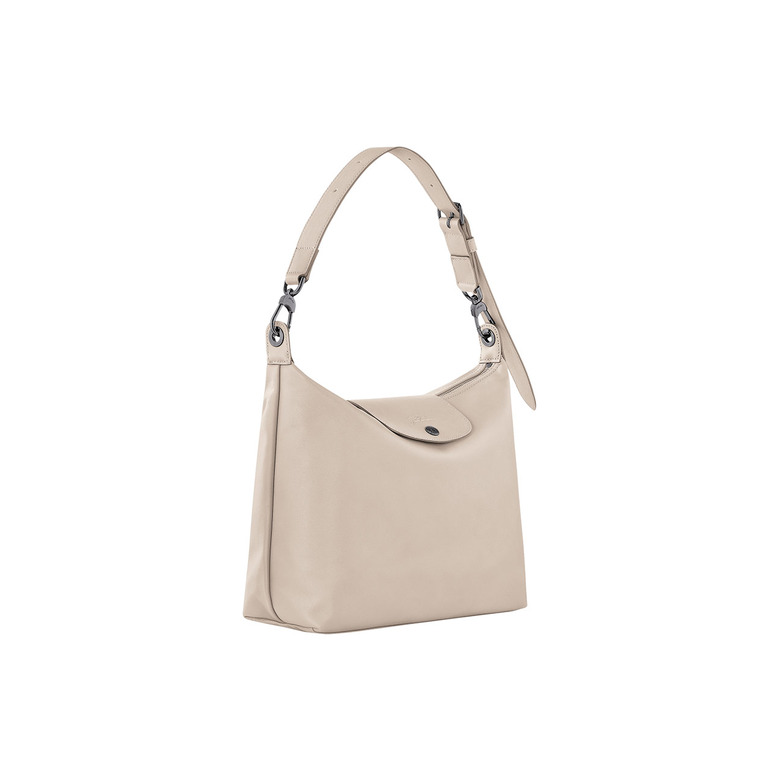 Longchamp sac porté épaule ecru 2
