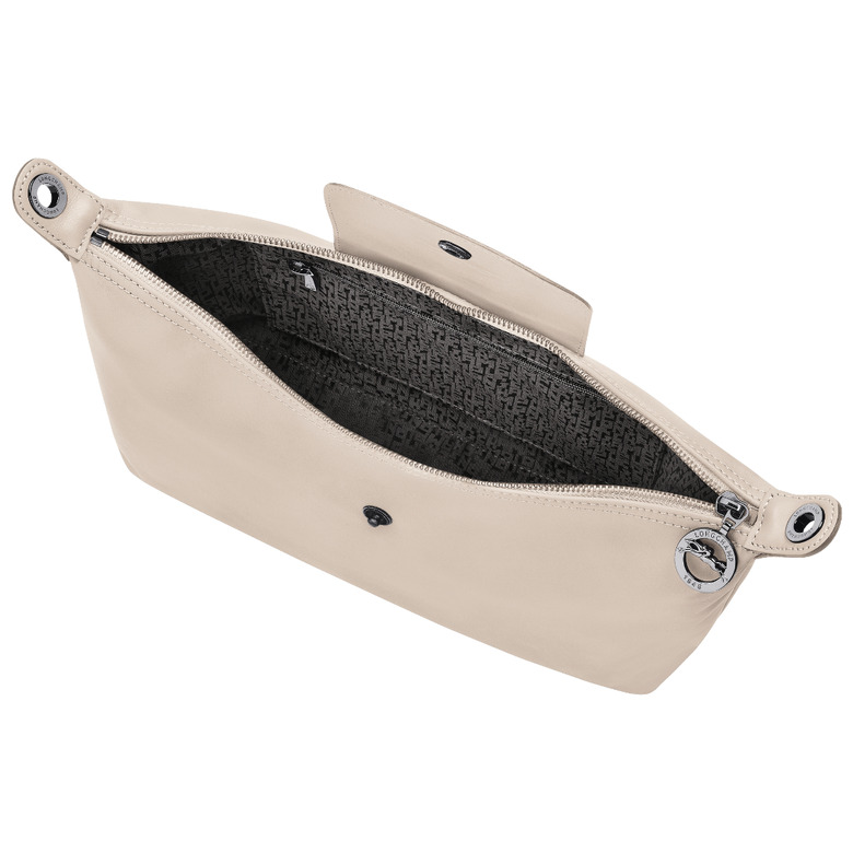 Longchamp sac porté épaule ecru 4