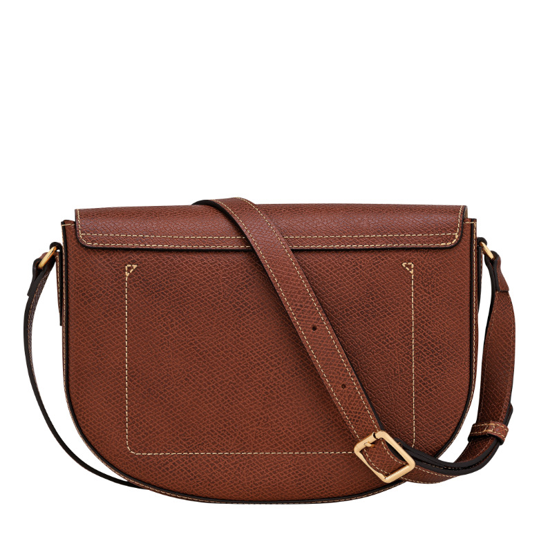 Longchamp sac bandoulière cognac 4