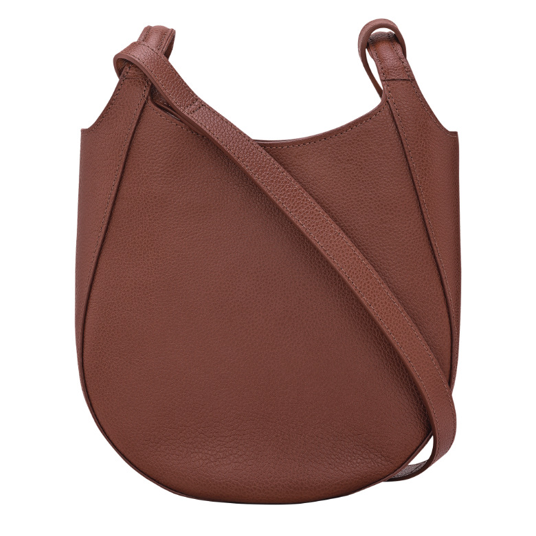 Longchamp sac bandoulière brun 4