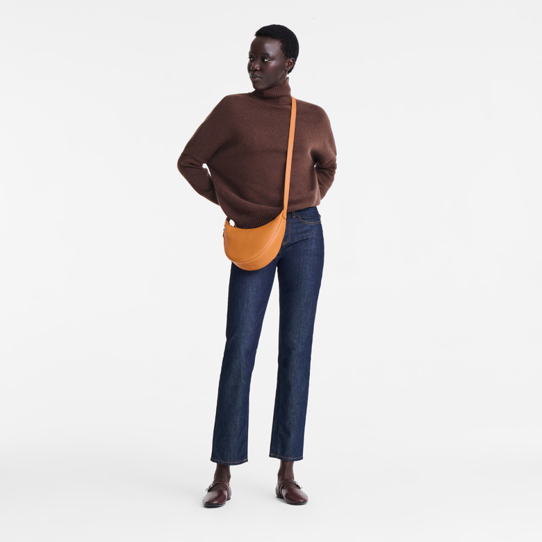 Longchamp umhängetasche orange 5