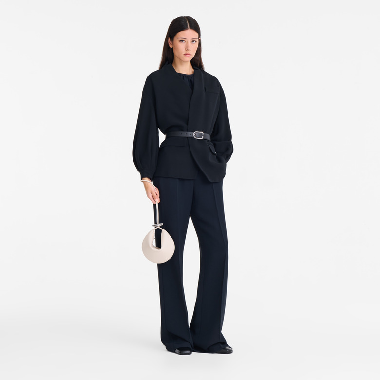 Longchamp sac à main ecru 5