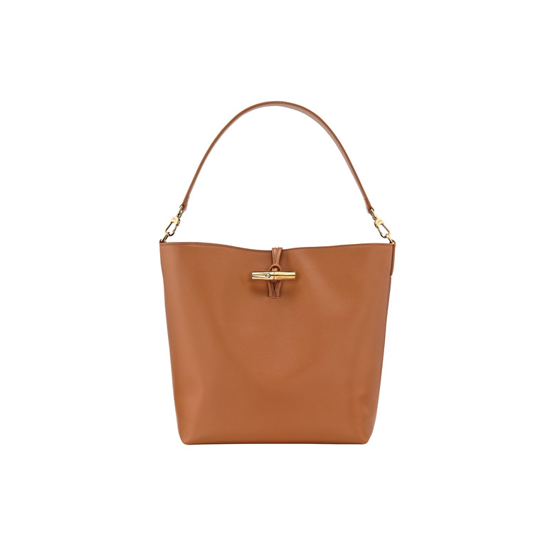 Longchamp schultertasche camel 1