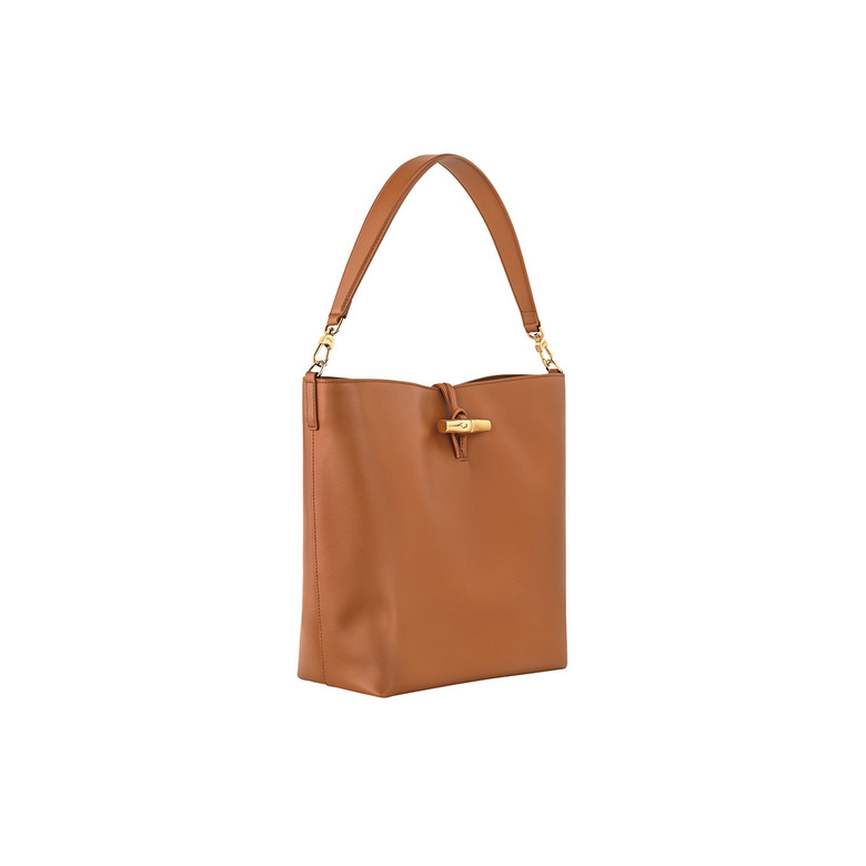 Longchamp schultertasche camel 2