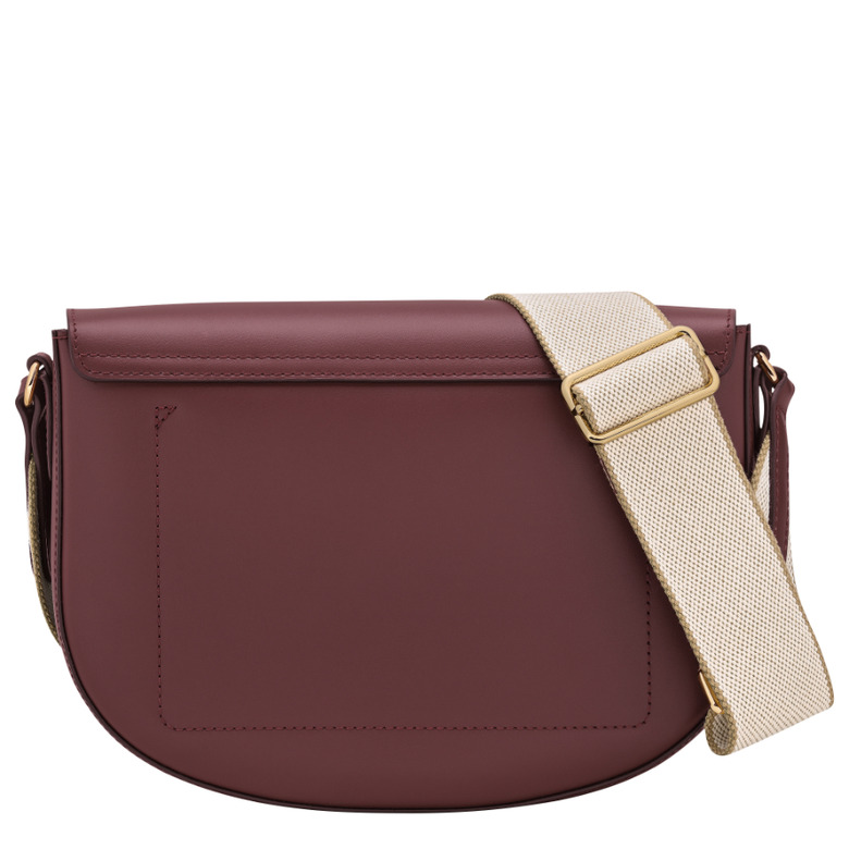 Longchamp sac bandoulière bordeaux 3