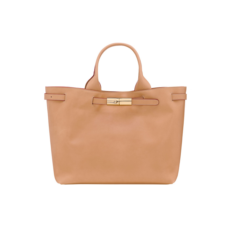 Longchamp handtasche beige 1
